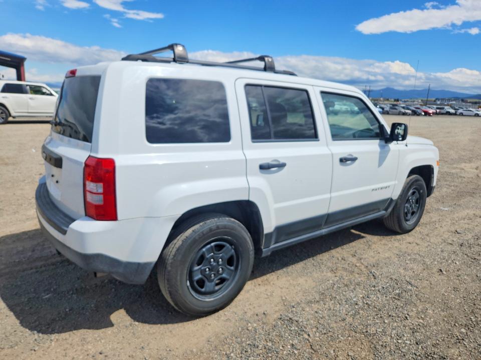 2016 Jeep Patriot მანქანა იყიდება აუქციონზე, vin: 1C4NJPBA8GD787266, აუქციონის ნომერი: 57902406