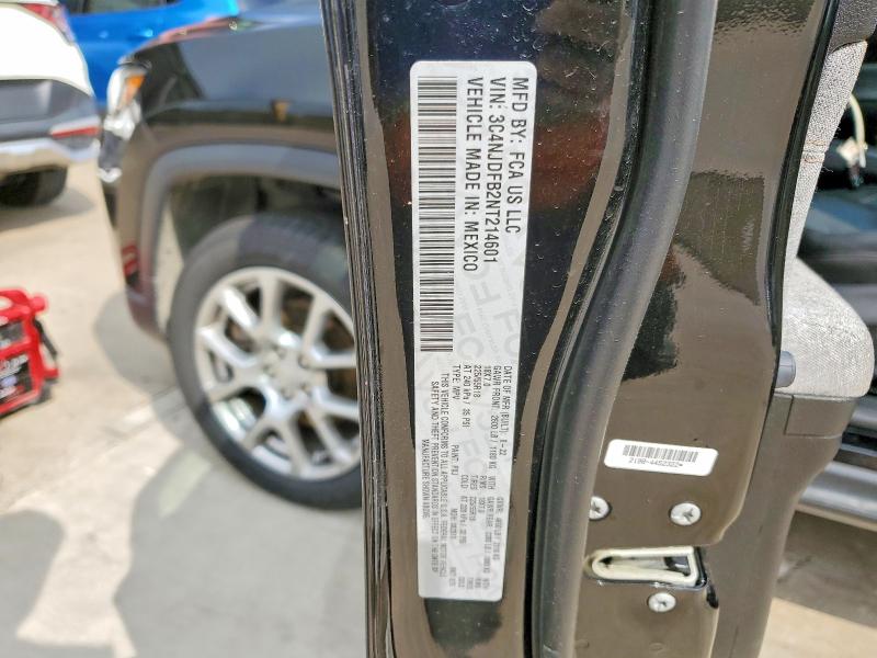 55806356 :رقم المزاد ، 3C4NJDFB2NT214601 vin ، 2022 Jeep Compass مزاد بيع
