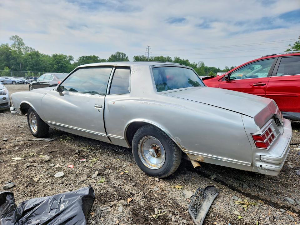 58922286 :رقم المزاد ، 1Z37J9B515761 vin ، 1979 Chevrolet Monte Carlo مزاد بيع