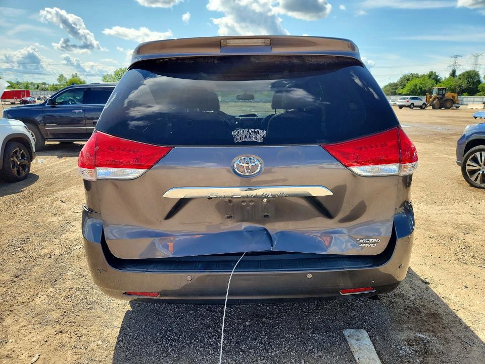 2012 Toyota Sienna მანქანა იყიდება აუქციონზე, vin: 5TDDK3DCXCS030190, აუქციონის ნომერი: 58561416