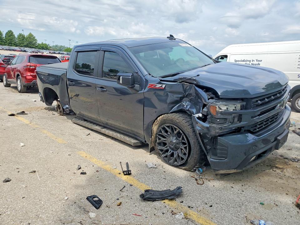 Продаж на аукціоні авто 2022 Chevrolet Silverado Ltd, vin: 1GCUYEED3NZ105010, номер лоту: 55737396