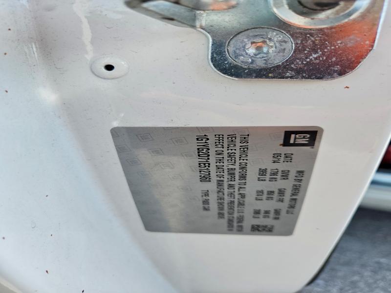 2014 Chevrolet Corvette მანქანა იყიდება აუქციონზე, vin: 1G1YG2D71E5127960, აუქციონის ნომერი: 57158846
