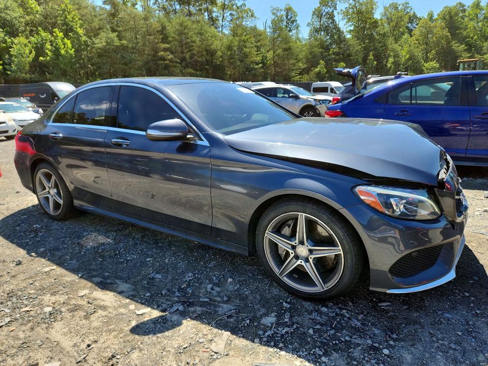 57422146 :رقم المزاد ، 55SWF6GB9FU027774 vin ، 2015 Mercedes-benz C مزاد بيع