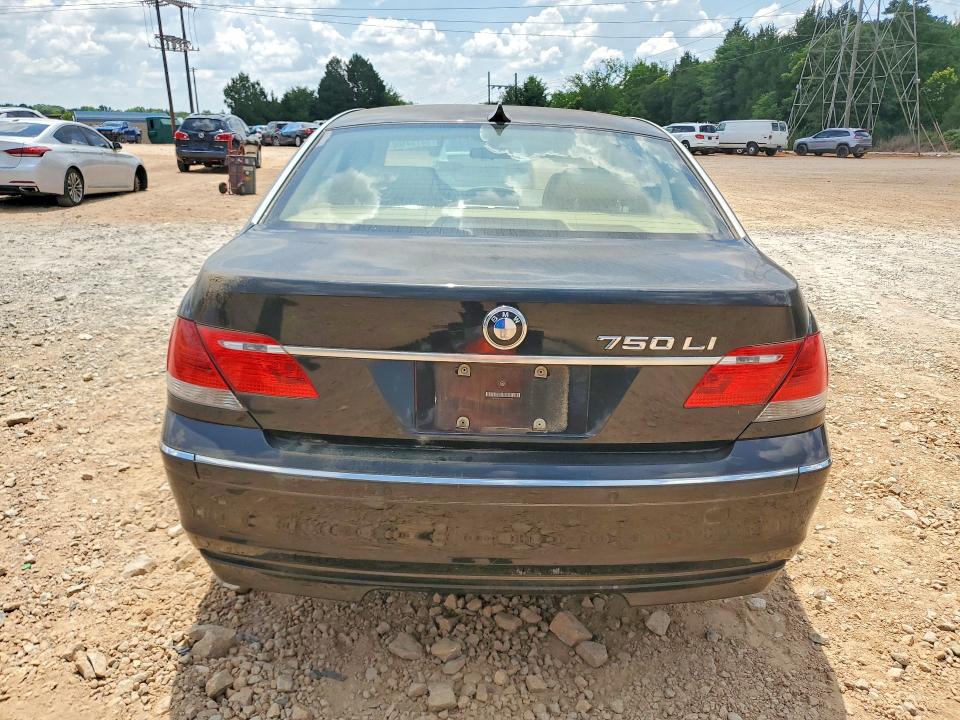 2006 Bmw 750 მანქანა იყიდება აუქციონზე, vin: WBAHN83576DT29920, აუქციონის ნომერი: 54134406