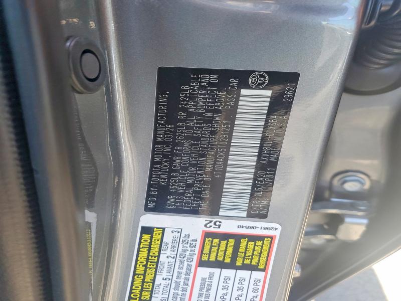Aukcja sprzedaży 2026 Toyota Camry, vin: 4T1DAACK5TU291251, numer aukcji: 55468796