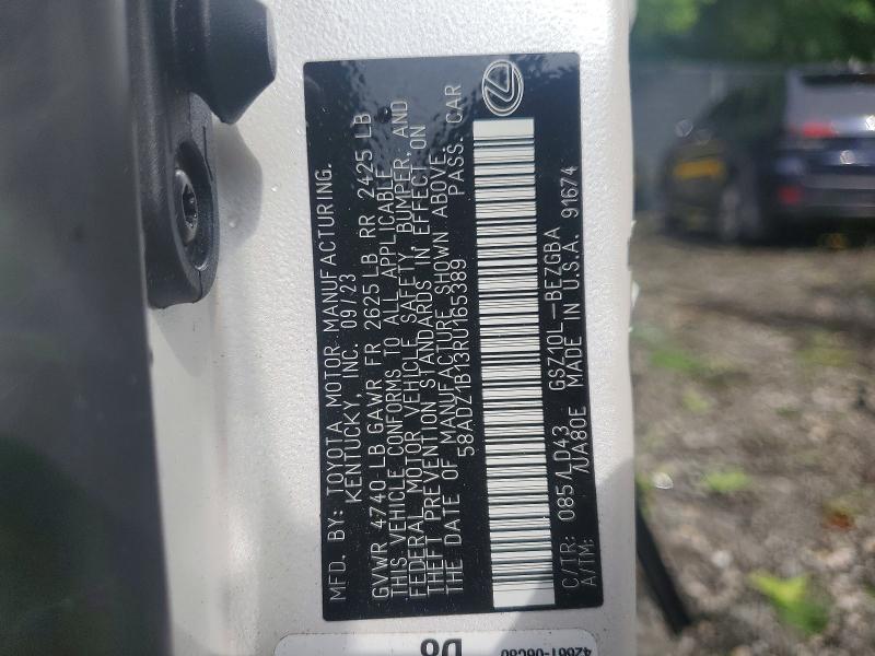 Продажа на аукционе авто 2024 Lexus Es 350, vin: 58ADZ1B13RU165389, номер лота: 58263206