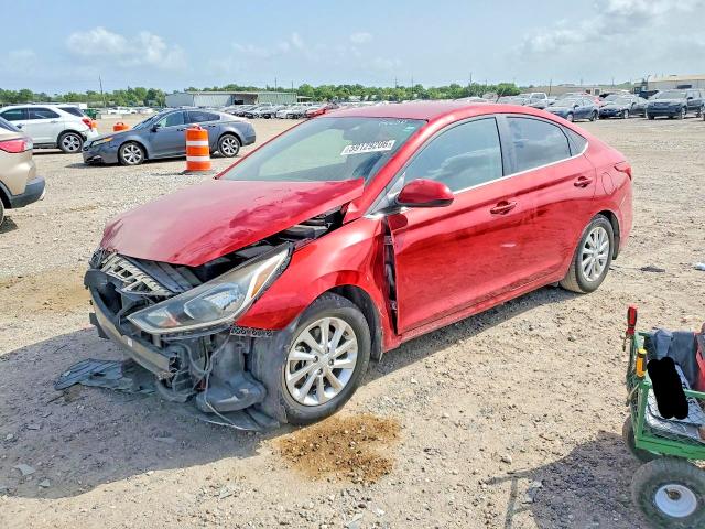 59129206 :رقم المزاد ، 3KPC24A66NE158052 vin ، 2022 Hyundai Accent/l مزاد بيع