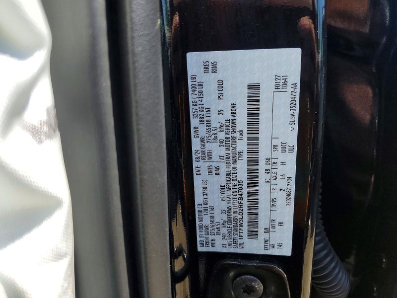 Продажа на аукционе авто 2024 Ford F150, vin: 1FTFW3LD2RFB47035, номер лота: 55568016