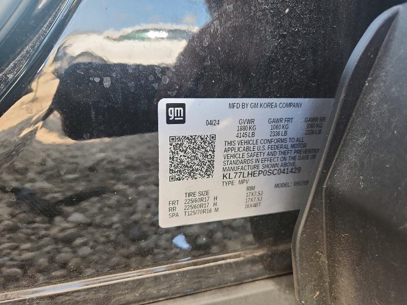 Aukcja sprzedaży 2025 Chevrolet Trax, vin: KL77LHEP0SC041429, numer aukcji: 56451706