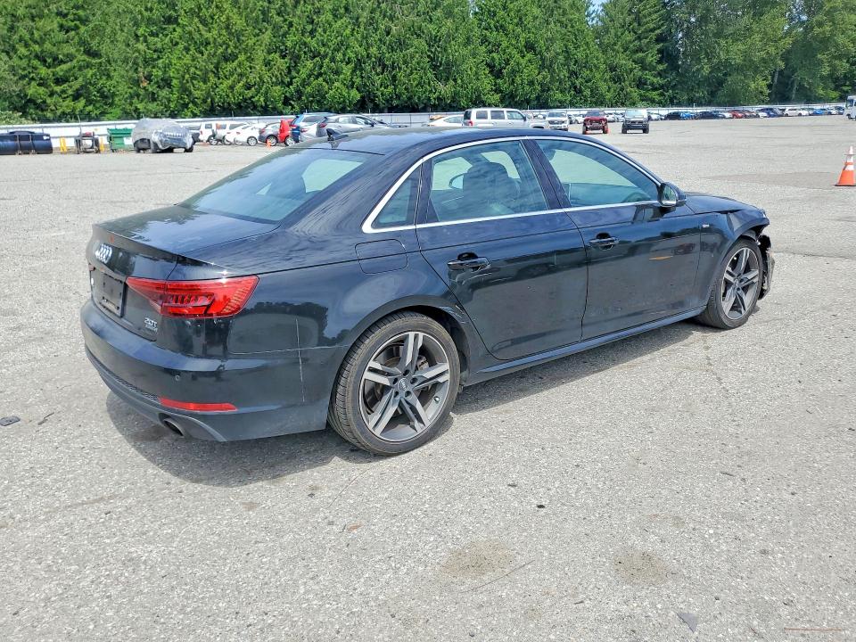 2017 Audi A4 მანქანა იყიდება აუქციონზე, vin: WAUFNAF41HN039090, აუქციონის ნომერი: 57429516