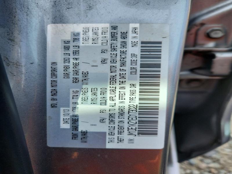Aukcja sprzedaży 2014 Mazda Mazda2, vin: JM1DE1KZ1E0173022, numer aukcji: 57201676