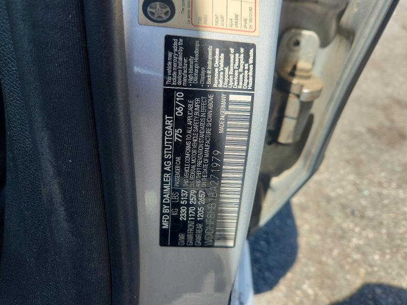 Aukcja sprzedaży 2011 Mercedes-benz E, vin: WDDHF8HB1BA271979, numer aukcji: 58631636