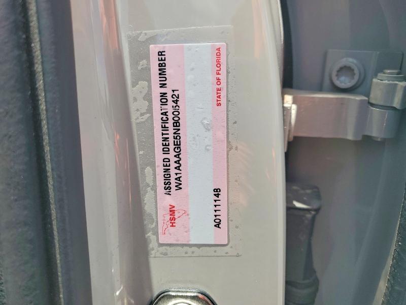 Aukcja sprzedaży 2022 Audi E-tron, vin: WA1AAAGE5NB005421, numer aukcji: 97132985