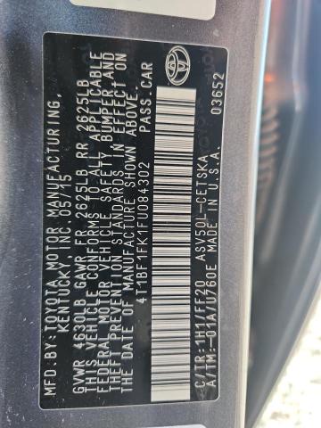 Продажа на аукционе авто 2015 Toyota Camry, vin: 4T1BF1FK1FU084302, номер лота: 56028096
