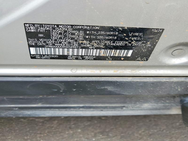 Продаж на аукціоні авто 2024 Toyota Bz4x, vin: JTMAAAAAXRA049812, номер лоту: 85979975