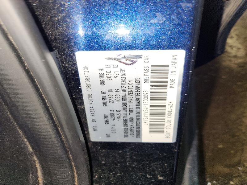 Продаж на аукціоні авто 2015 Mazda 6, vin: JM1GJ1V54F1200095, номер лоту: 56039816