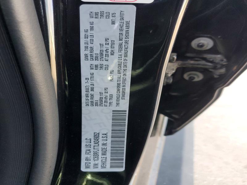 Продаж на аукціоні авто 2020 Ram 1500, vin: 1C6SRFJT7LN349052, номер лоту: 56663476