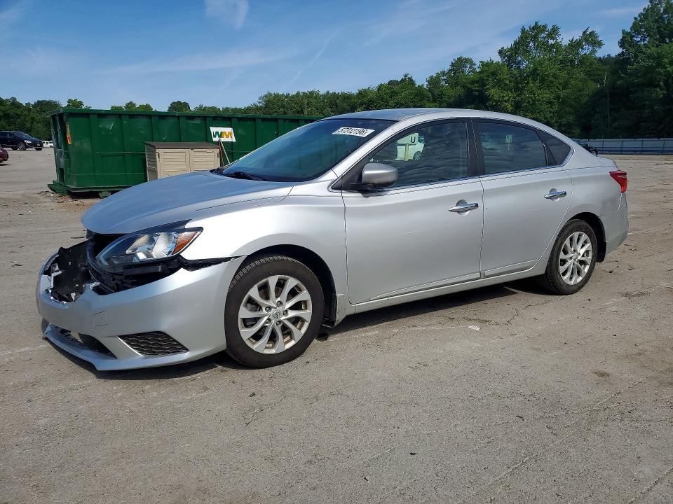 57312196 :رقم المزاد ، 3N1AB7AP5KY245827 vin ، 2019 Nissan Sentra مزاد بيع