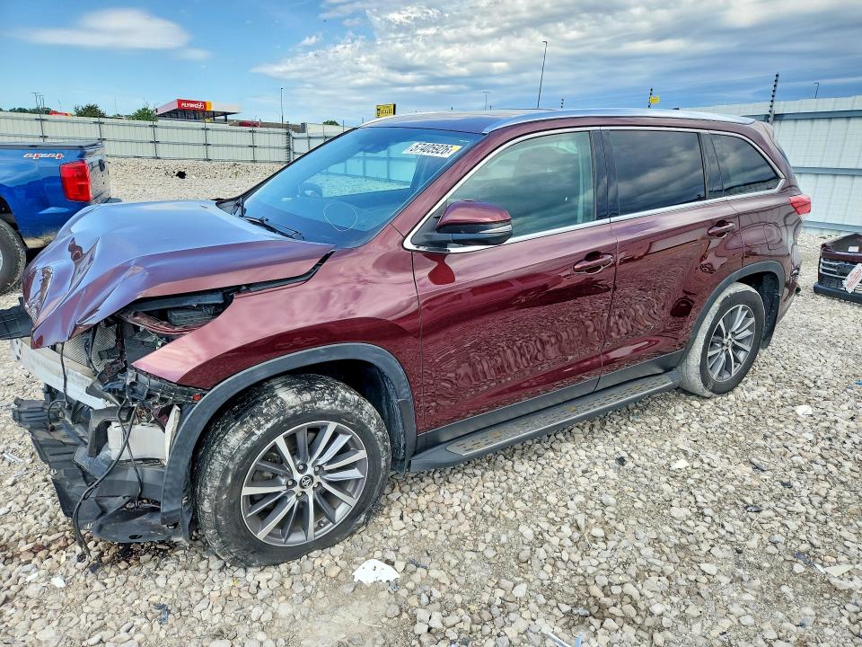 57405926 :رقم المزاد ، 5TDJZRFHXKS723530 vin ، 2019 Toyota Highlander مزاد بيع