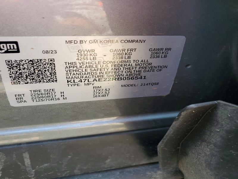 Aukcja sprzedaży 2024 Buick Envista, vin: KL47LAE22RB056541, numer aukcji: 57079276