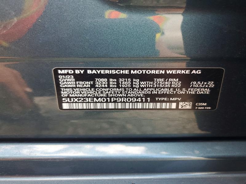 Aukcja sprzedaży 2023 Bmw X7, vin: 5UX23EM01P9R09411, numer aukcji: 57253506