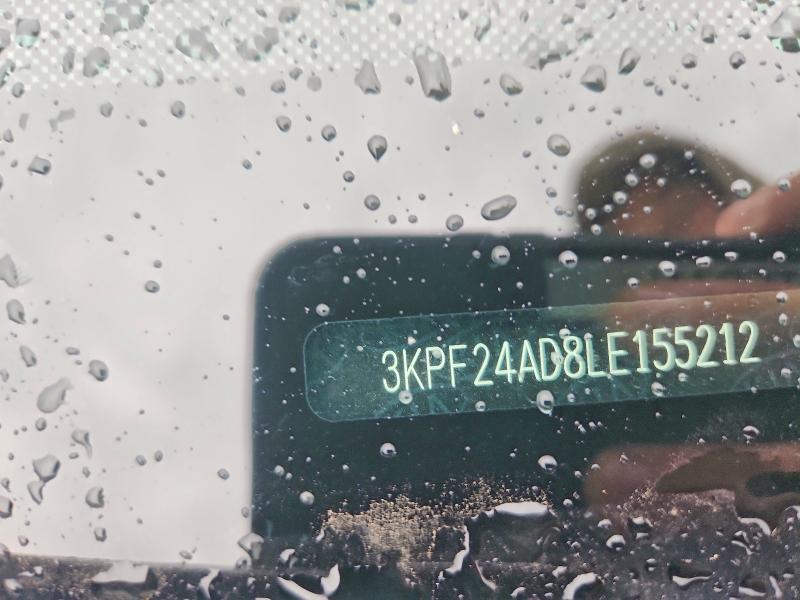 55964876 :رقم المزاد ، 3KPF24AD8LE155212 vin ، 2020 Kia Forte مزاد بيع