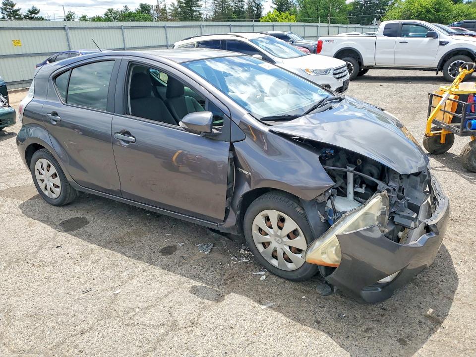 2013 Toyota Prius C მანქანა იყიდება აუქციონზე, vin: JTDKDTB35D1043092, აუქციონის ნომერი: 56408636