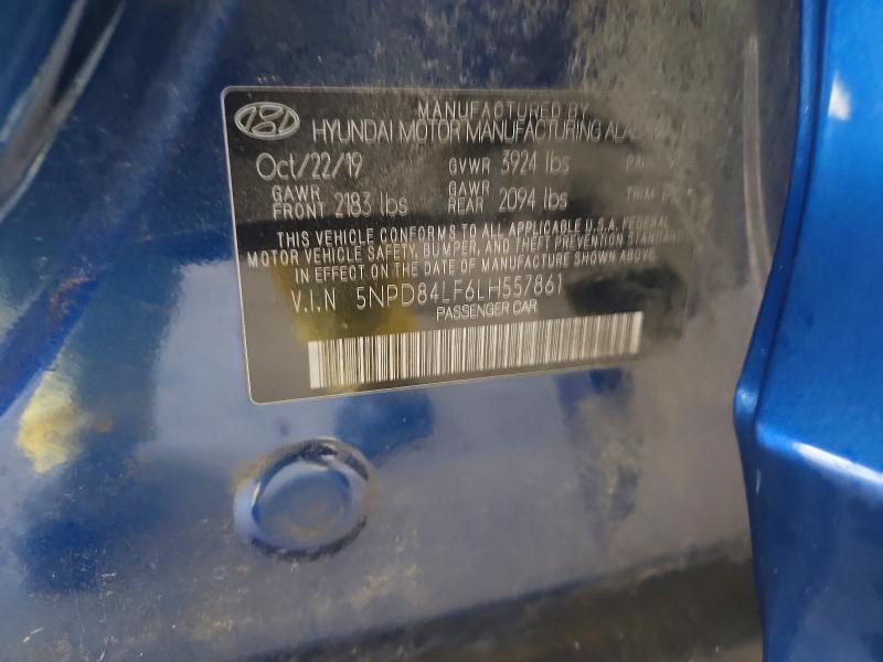 Aukcja sprzedaży 2020 Hyundai Elantra, vin: 5NPD84LF6LH557861, numer aukcji: 55741326