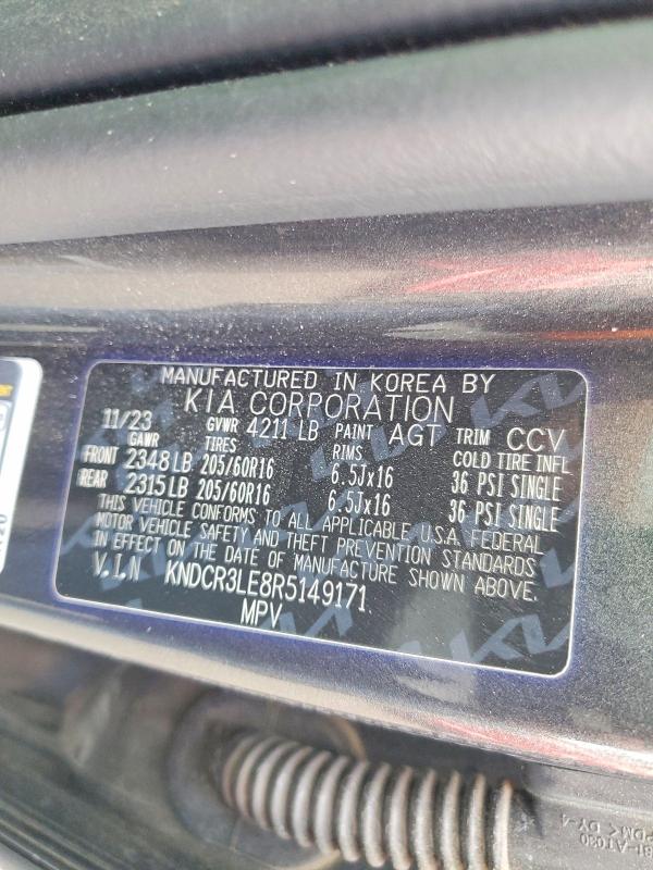 Продаж на аукціоні авто 2024 Kia Niro, vin: KNDCR3LE8R5149171, номер лоту: 59341236