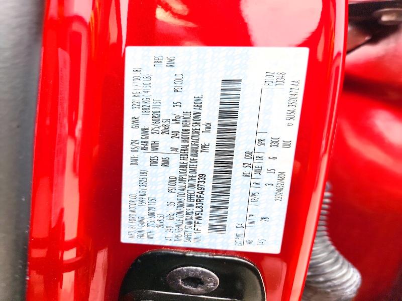 Продаж на аукціоні авто 2024 Ford F150, vin: 1FTFW5L83RFA97339, номер лоту: 55911456