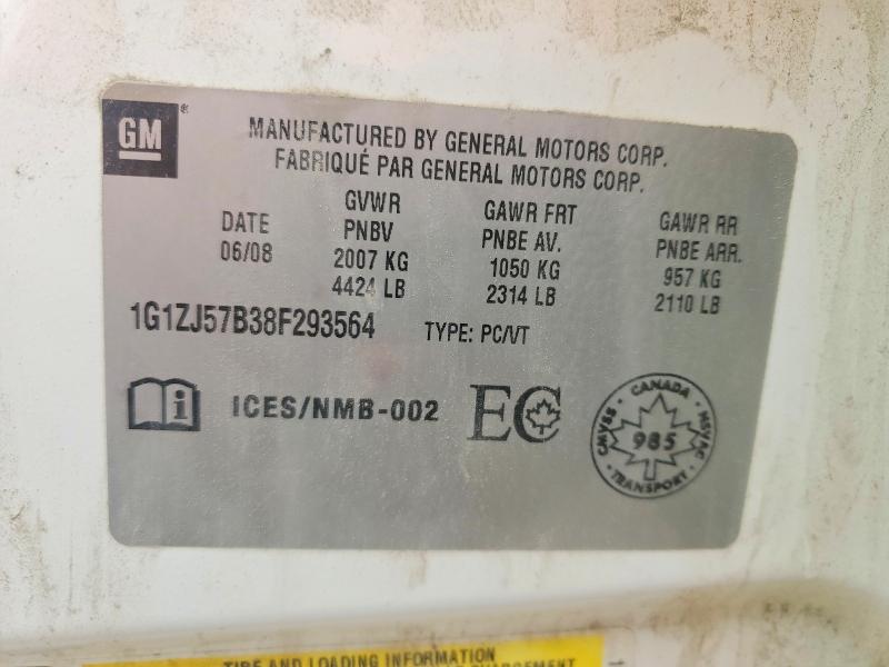 Aukcja sprzedaży 2008 Chevrolet Malibu, vin: 1G1ZJ57B38F293564, numer aukcji: 58785246
