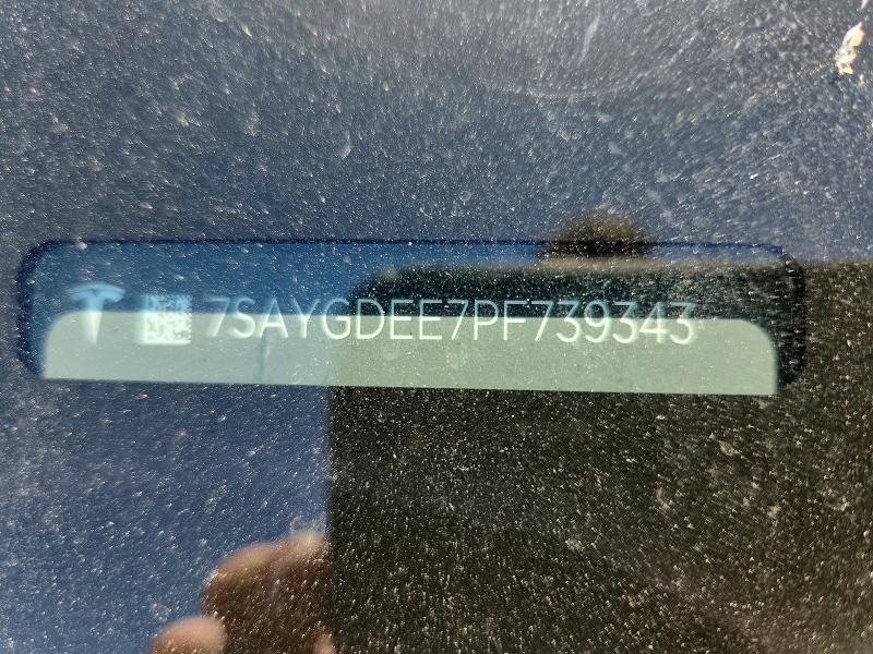 Продажа на аукционе авто 2023 Tesla Model Y, vin: 7SAYGDEE7PF739343, номер лота: 56290946