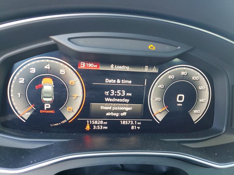 2019 Audi A6 მანქანა იყიდება აუქციონზე, vin: WAUL2AF27KN090188, აუქციონის ნომერი: 58509346