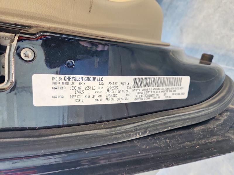 Aukcja sprzedaży 2013 Chrysler Town & Country, vin: 2C4RC1BG2DR806111, numer aukcji: 57380486