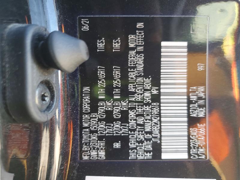 56480276 :رقم المزاد ، JTJDARBZ2M2198618 vin ، 2021 Lexus Nx 300 مزاد بيع