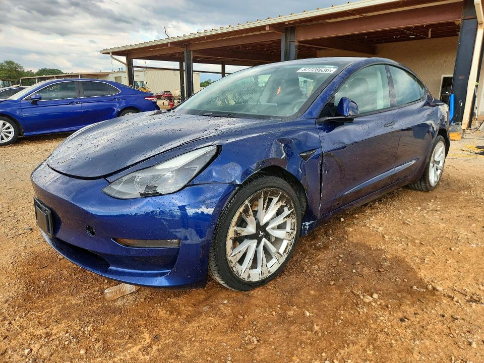 Продаж на аукціоні авто 2022 Tesla Model 3, vin: 5YJ3E1EB8NF187074, номер лоту: 57728636