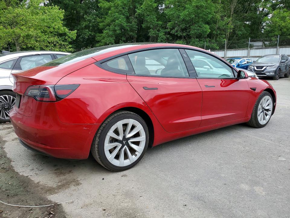 Продаж на аукціоні авто 2022 Tesla Model 3, vin: 5YJ3E1EA7NF369470, номер лоту: 58206716