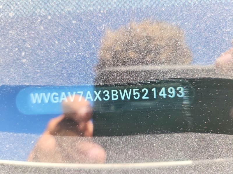 56157396 :رقم المزاد ، WVGAV7AX3BW521493 vin ، 2011 Volkswagen Tiguan مزاد بيع