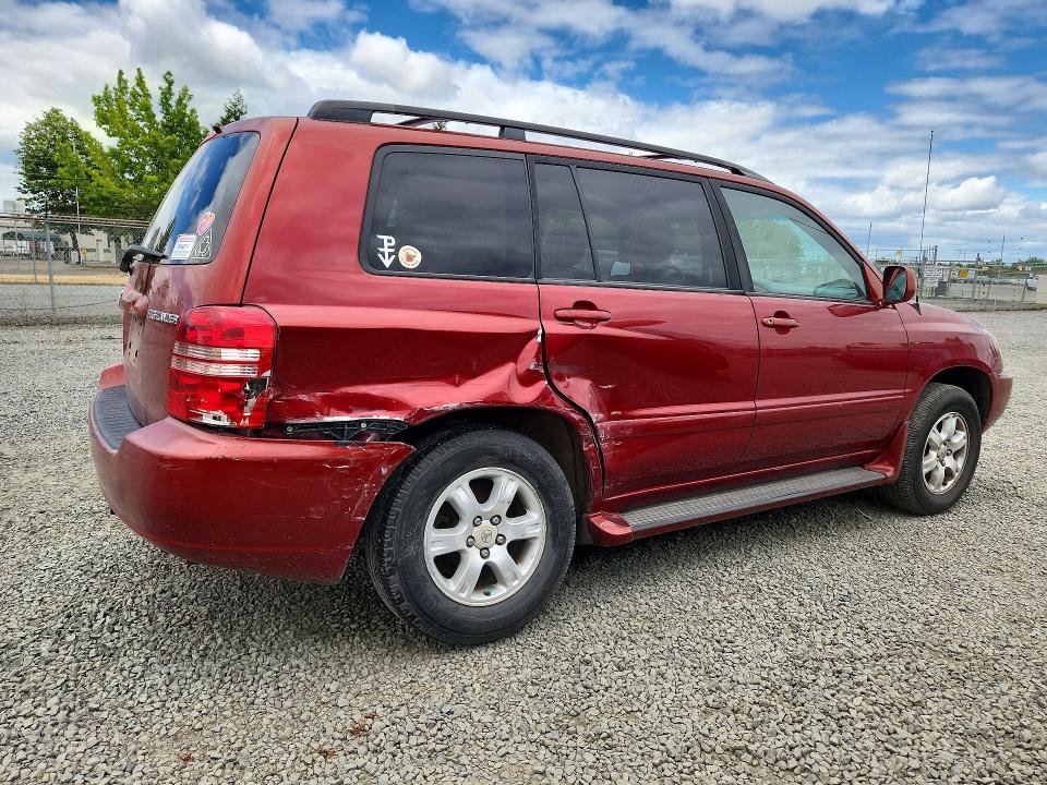 2001 Toyota Highlander მანქანა იყიდება აუქციონზე, vin: JTEHF21A610023316, აუქციონის ნომერი: 54536276