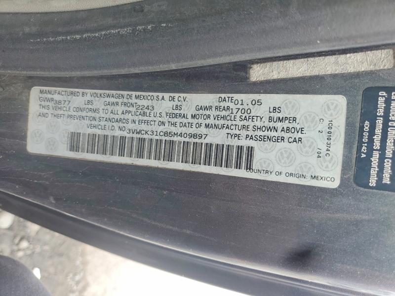 Продажа на аукционе авто 2005 Volkswagen New Beetle, vin: 3VWCK31C85M409897, номер лота: 57189006