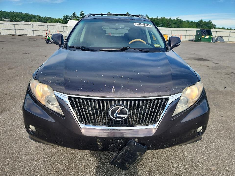 2010 Lexus Rx მანქანა იყიდება აუქციონზე, vin: 2T2BK1BA8AC076650, აუქციონის ნომერი: 57019826