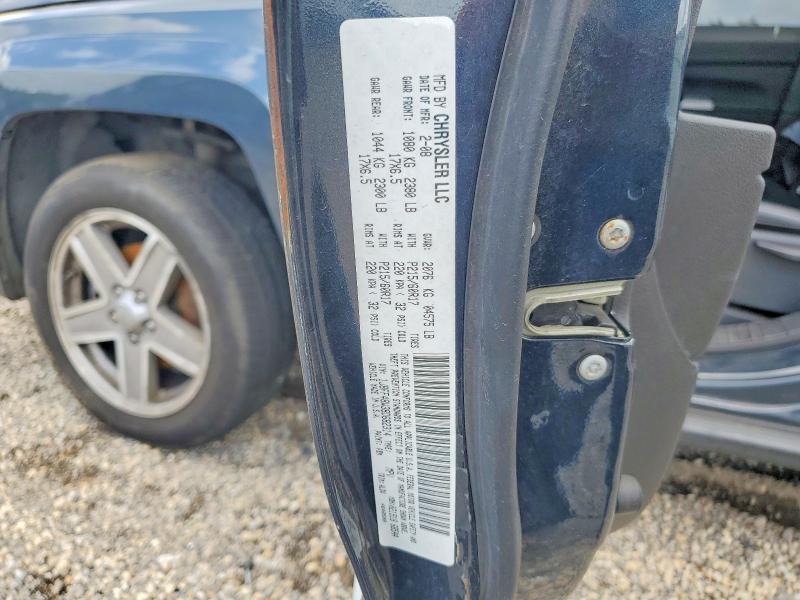 56967716 :رقم المزاد ، 1J8FF48W38D682314 vin ، 2008 Jeep Patriot مزاد بيع