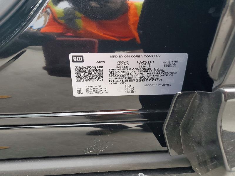55824136 :رقم المزاد ، KL47LBEP2SB227151 vin ، 2025 Buick Envista مزاد بيع