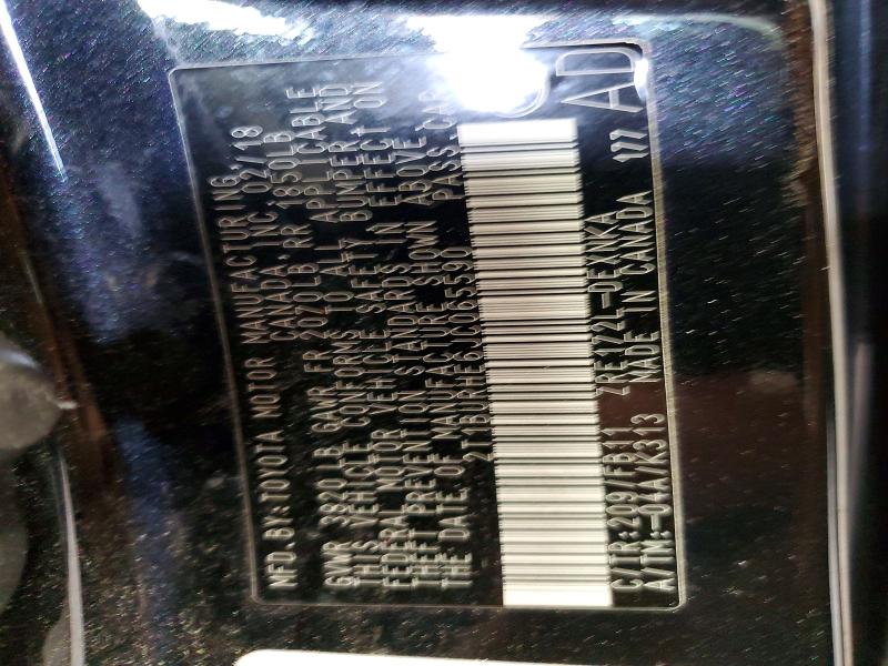 Продаж на аукціоні авто 2018 Toyota Corolla, vin: 2T1BURHE6JC065590, номер лоту: 56887396