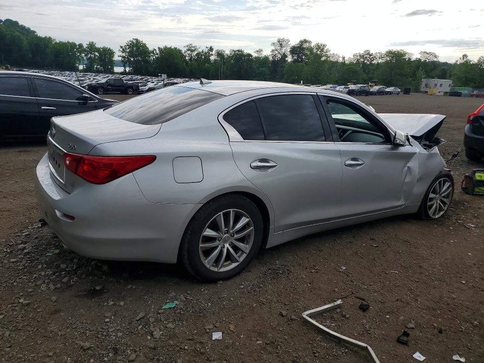 2015 Infiniti Q50 მანქანა იყიდება აუქციონზე, vin: JN1BV7AR3FM421327, აუქციონის ნომერი: 55228226