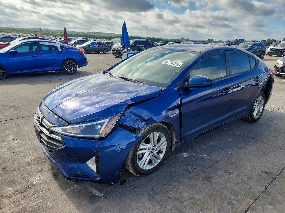 Продаж на аукціоні авто 2019 Hyundai Elantra, vin: 5NPD84LF5KH453859, номер лоту: 57134316
