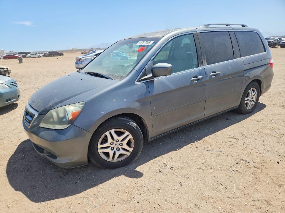 2007 Honda Odyssey მანქანა იყიდება აუქციონზე, vin: 5FNRL38707B426249, აუქციონის ნომერი: 59207906