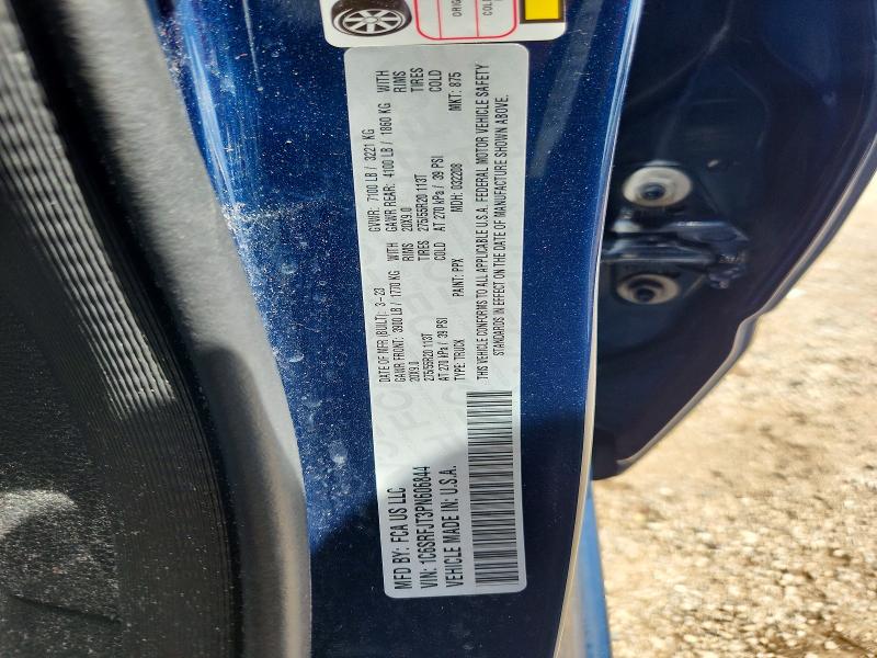 58563996 :رقم المزاد ، 1C6SRFJT3PN606844 vin ، 2023 Ram 1500 مزاد بيع