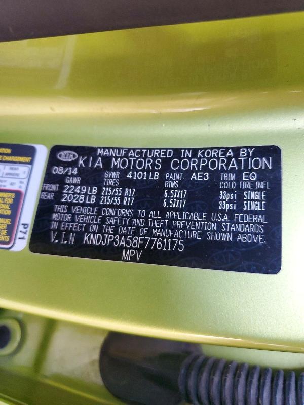 Aukcja sprzedaży 2015 Kia Soul, vin: KNDJP3A58F7761175, numer aukcji: 59553876