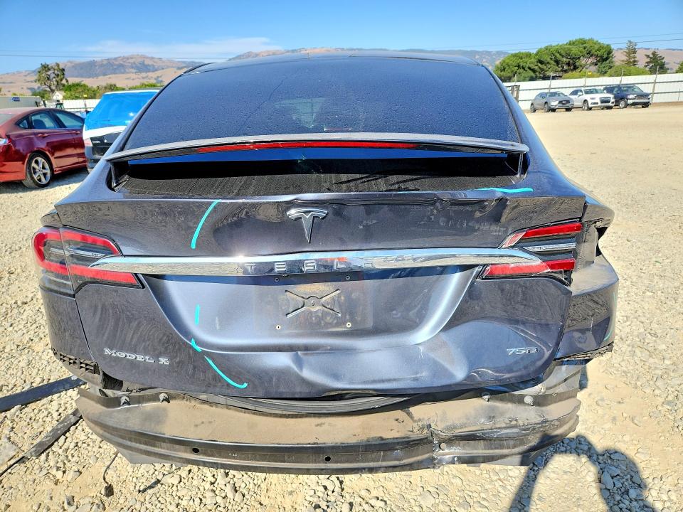 2017 Tesla Model X მანქანა იყიდება აუქციონზე, vin: 5YJXCBE26HF077027, აუქციონის ნომერი: 57195506